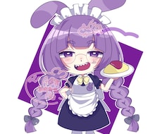 配信・SNS向けのふわかわSDイラスト制作します イメージ1