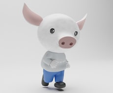 オリジナルの3Dキャラクター制作いたします イメージ1