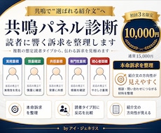 共鳴パネルでKindle・note紹介文診断します 読者タイプごとの反応を元に、使う言葉と避ける表現を整理します