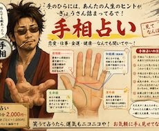 あなたの手相で人生相談乗ります イメージ1