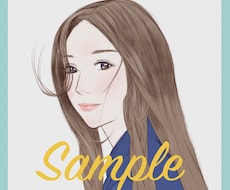 何気にプチプラのあやさんとお揃いになれます SNSアイコンやバナーなど優しいタッチで似顔絵を仕上げます。
