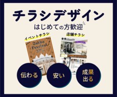 イベントチラシ、開店チラシ作ります イメージ1