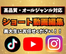 YouTubeなどのショート動画の編集を承ります イメージ1