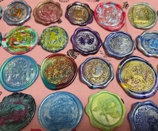 魔法・幻想マーブルのシーリングスタンプお届けします イメージ1