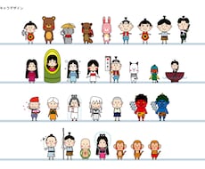日本話に出てくるような渋めキャラ作成します イメージ1