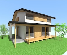 理想の住宅の図面とイメージパースを作成します イメージ1