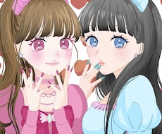 SNS向け可愛い女の子描きます イメージ1