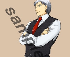 スーツ男性描きます イメージ1
