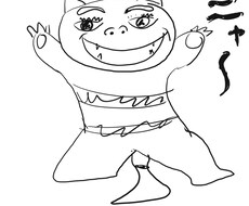 あなたのペットなどを絵心ないイラストで描きます 絵心のないタッチのイラストで相手に強烈な印象を与えよう！