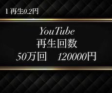 法人向け⭐️YouTube再生５０万回＋向上します ⭐️1動画のみ⭐️保証１００日！⭐️芸能事務所・法人向け