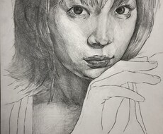 現役美大生がデッサン調にお洒落な似顔絵描きます イメージ1