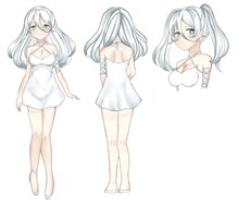 Live2Dパーツ分け立ち絵描きます イメージ1