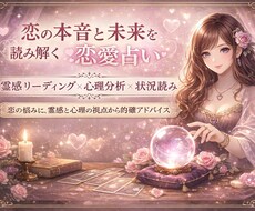 恋の本音と未来を読み解きます イメージ1