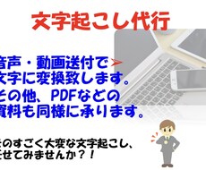 議事録やデータ入力承ります。ます イメージ1