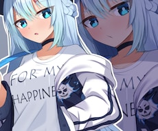 ハッカーの女の子の立ち絵販売します TRPG、ゲーム等でお使いください【表情差分全8種】