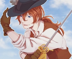 動画やアイコンで使えるキャラ絵を描きます イメージ1