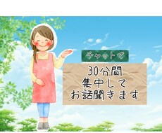 ライン感覚！３０分間集中して気持ち聞きます イメージ1