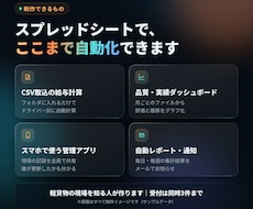 軽貨物の給与・委託料計算の自動化をします イメージ1