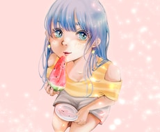 サムネや動画内使用//女の子イラスト描きます イメージ1