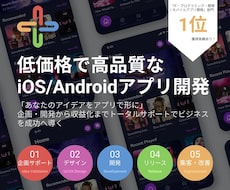 iPhone/Androidアプリ同時開発します 画面のデザインから、ストアへの公開まで、低価格で！
