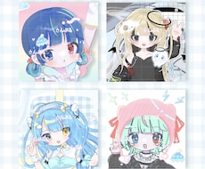SNS用アイコン/立ち絵/グッズ用等描きます イメージ1
