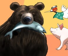 色々な動物のイラストを描きます イメージ1
