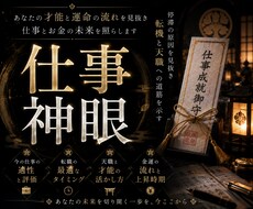 仕事神眼｜転職・適職・仕事運の流れを映し出します イメージ1