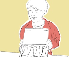 素早く似顔絵を様々なタッチで描きます イメージ1
