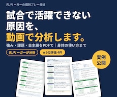 試合で活躍できない原因元Jリーガーが動画分析します イメージ1