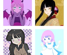 最短1日！アイコン・コテシ用イラストを描きます イメージ1