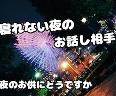 眠れない夜に付き合います イメージ1