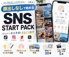 顔出しなしSNSの開始準備を丸ごと作ります 企画・プロフィール・投稿ネタ・台本まで一式制作