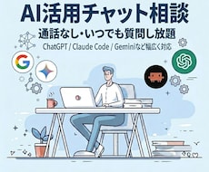 AI活用・導入についてチャットで質問し放題にします イメージ1