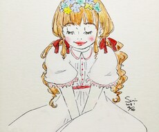 女の子、フードイラスト描きます イメージ1