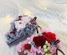プリザーブドフラワーアレンジメントを作ってます イメージ1