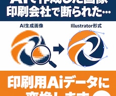 AI生成画像を印刷用Aiデータにトレースします イメージ1