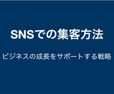 一番手取り早いSNSでの集客方法を一気に教えます イメージ1