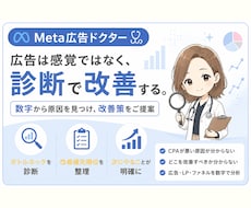 Meta広告改善診断します 数字から原因を見つけ改善策をご提案