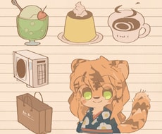 絵本風なシンプルなイラストを描きます イメージ1