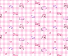 Vtuber様向けのパターン背景を作成します 商用利用可能オリジナルのパターン背景を作成します