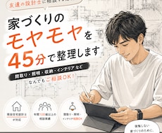 家づくりのモヤモヤを45分で整理します イメージ1