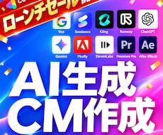 AIで高品質なCM・広告動画を制作します イメージ1