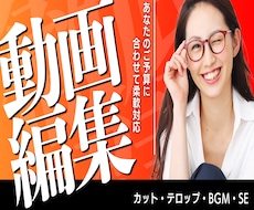 高品質・低価格/YouTube動画編集します /あなたの思いを私に丸投げ！おまかせください