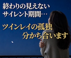ツインレイの孤独☘️サイレント期間の苦しみ聴きます 自己肯定感/執着/手放し…疲れた心を癒やす否定されない場所✨