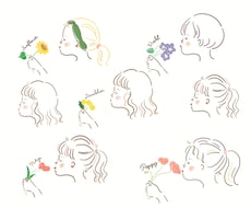 シンプルなアイコンイラスト描きます SNSのアイコンなどに！シンプルなイラストお描きします！