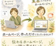 育てるホームページ制作、伴走します イメージ1