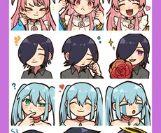 youtube・Twitchのスタンプ描きます イメージ1