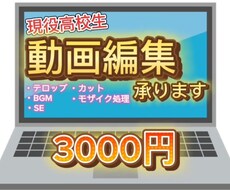 現役高校生が動画編集をします イメージ1