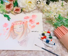 笑顔の似顔絵かきます ★結婚する方★プレゼント悩んでる方★