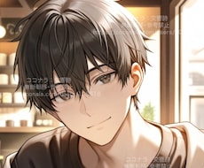 イケメンイラストアイコン☆お任せガチャ制作します あなただけのハイクオリティーなイケメン男性イラストを制作